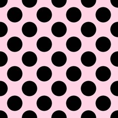 dots pattern black and pink background