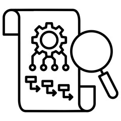 Business Impact Outline Icon