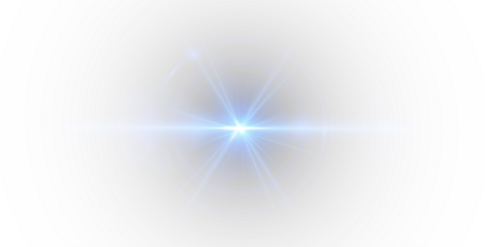 Bright blue PNG with radiant beams and sparkling flares. Luminous highlights create futuristic elegance and dynamic visuals. Perfect for digital design, abstract visuals, or neon compositions. - Powered by Adobe