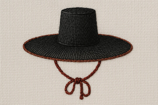 Korean Traditional Gat Embroidery  한국 전통 갓 자수