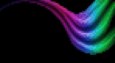 Vibrant gradient flowing abstract texture with a mysterious aura and colorful hues