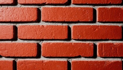 Obraz premium Red Brick Wall Texture — Detailed Architectural Background