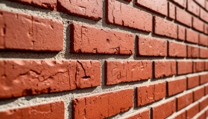 Obraz premium Red Brick Wall Texture — Detailed Architectural Background