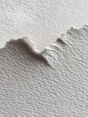 White paper sheet edges, fine grain texture