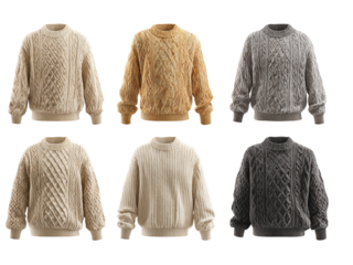 Cozy knitted sweater collection in neutral tones for a modern, stylish wardrobe, perfect for fall fashion and seasonal promotions, wear the comfortable elegance now