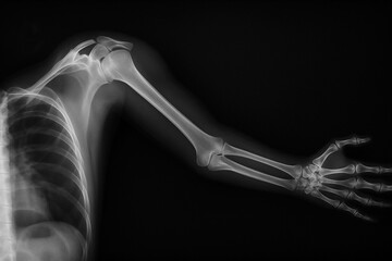レントゲン写真　腕