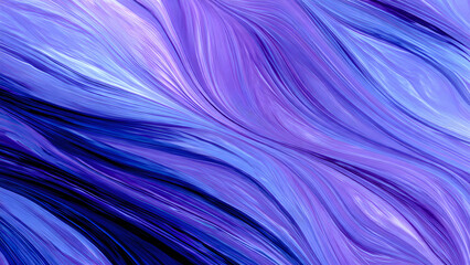 Abstract flowing waves of purple and blue watercolor paint texture