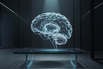 3d rendered illustration of a brain