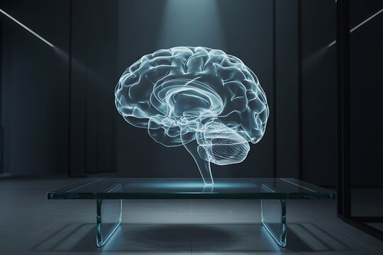 3d rendered illustration of a brain - Powered by Adobe