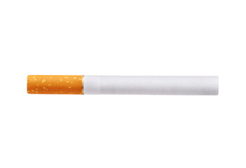Cigarette on white background