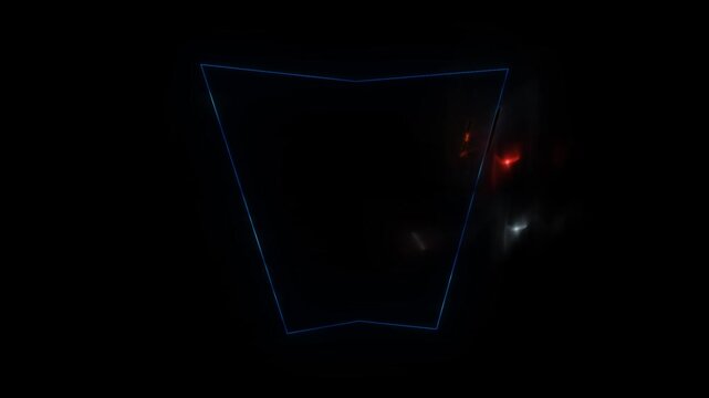 Fast Effect. Motion Neon Light Movement Neon Element Futuristic Design. Abstract Glowing Lines Movement Concept.