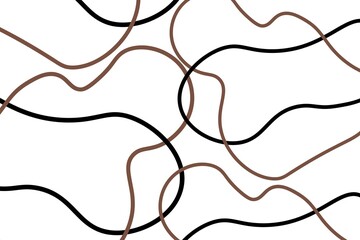 black and brown line seamless pattern