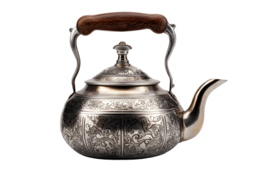 old copper teapot