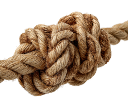 Knot tying techniques workshop educational content isolated on transparent background