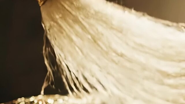 Ritual Ablution Abstract Depiction of Amrit Ceremony for Guru Nanak Jayanti Celebration and Observance of Sikh Traditions