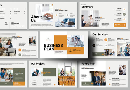 Business Plan Presentation Layout