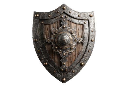 Medieval shield, decorative