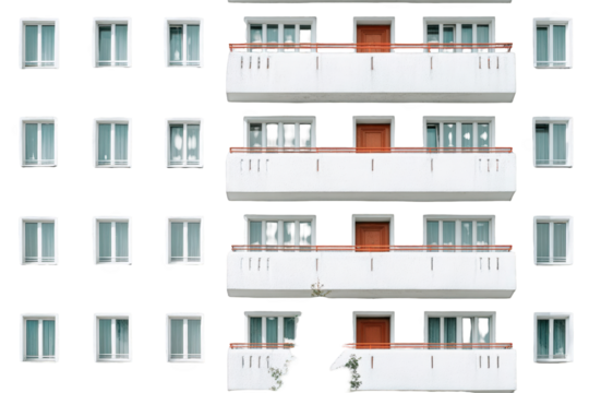 Modern apartment building facade (1)