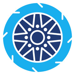 Fototapeta premium Wheel Icon