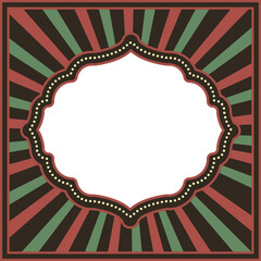 Retro Rectangle Frame