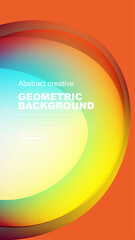 Vibrant abstract design. Smooth gradients create flowing shapes, text overlay present. Modern visual composition.