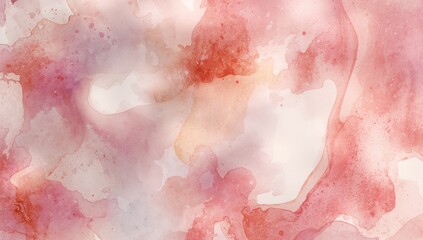 Fototapeta premium Dreamy rose watercolor background with delicate textures, perfect for adding a touch of romance and elegance to branding, invitations, or digital designs