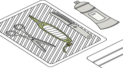 sketch of a pencil drawing
