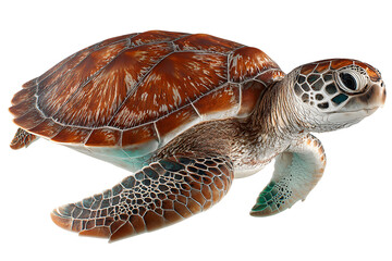 Sea turtle portrait shows underwater beauty with textured shell and expressive face capturing marine animal essence demonstrating natural undersea inhabitants revealing ancient