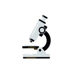 Illustration of a Microscope for Scientific Research and Analysis.