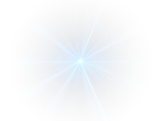 Sparkle flash PNG radiant star element.