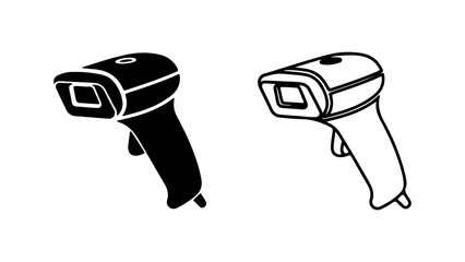 Barcode scanners with transparent background