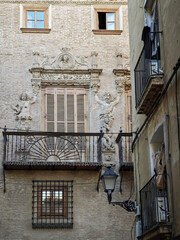Tudela old town building facade historic architecture