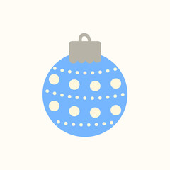 Christmas ornament balls Vector isolated illustration. Perfect for greeting cards, wrapping paper, seasonal design