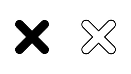 Obraz premium Cross symbol with transparent background