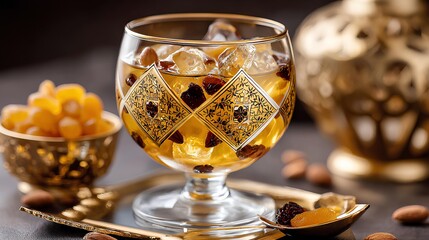 Golden Jallab Drink Luxury