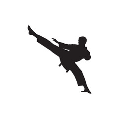 Abstract geometric shapes and lines in vibrant colors isolated on white background