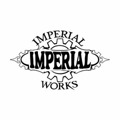 Obraz premium Imperial Works Ornate Victorian Gear Design in Brass Metallic Colors