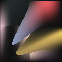  Abstract Geometric Forms with Gradient Color Transitions