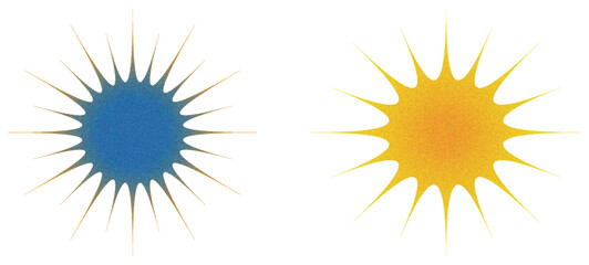 vector illustration of a sun