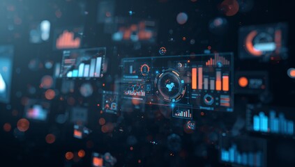 Explore trending data insights with dynamic futuristic interfaces showcasing global analytics and modern digital visualization for business intelligence solutions
