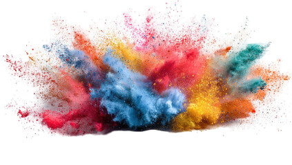 Vibrant explosion of colorful powder (1)