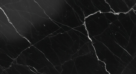 Abstract Cracked Black Surface With Tiny White Speckles Background Texture