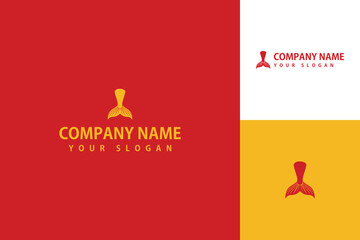 Elegant Fish Tail Logo Design for Modern Business Branding.