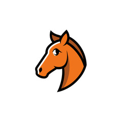 horse head vector