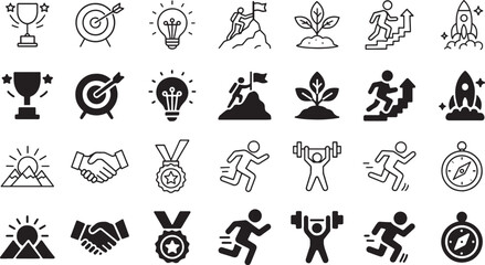 finance icons, business growth, profit concept, investment symbol, analytics vector, economic design, success plan, progress idea, corporate wealth, business chart
