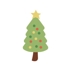 Fototapeta premium Scandinavian Christmas Tree