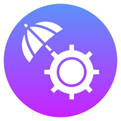 Risk Mitigation Icon