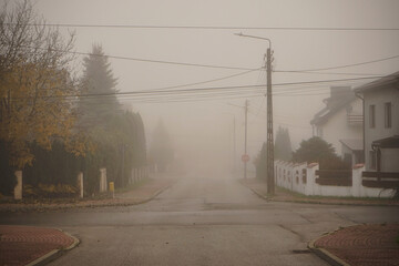 mgła ,miasto © Marcin Łazarczyk