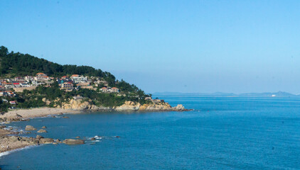 view of the bay of kotor montenegro