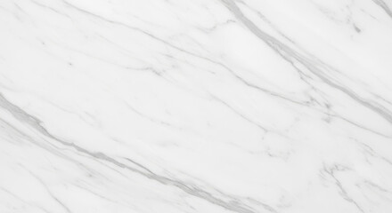 Elegant White Marble Surface with Subtle Grey Veins Abstract Background Texture